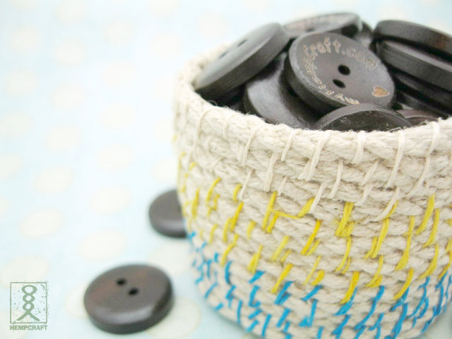 Hemp Rope Coil Basket: DIY Tutorial 