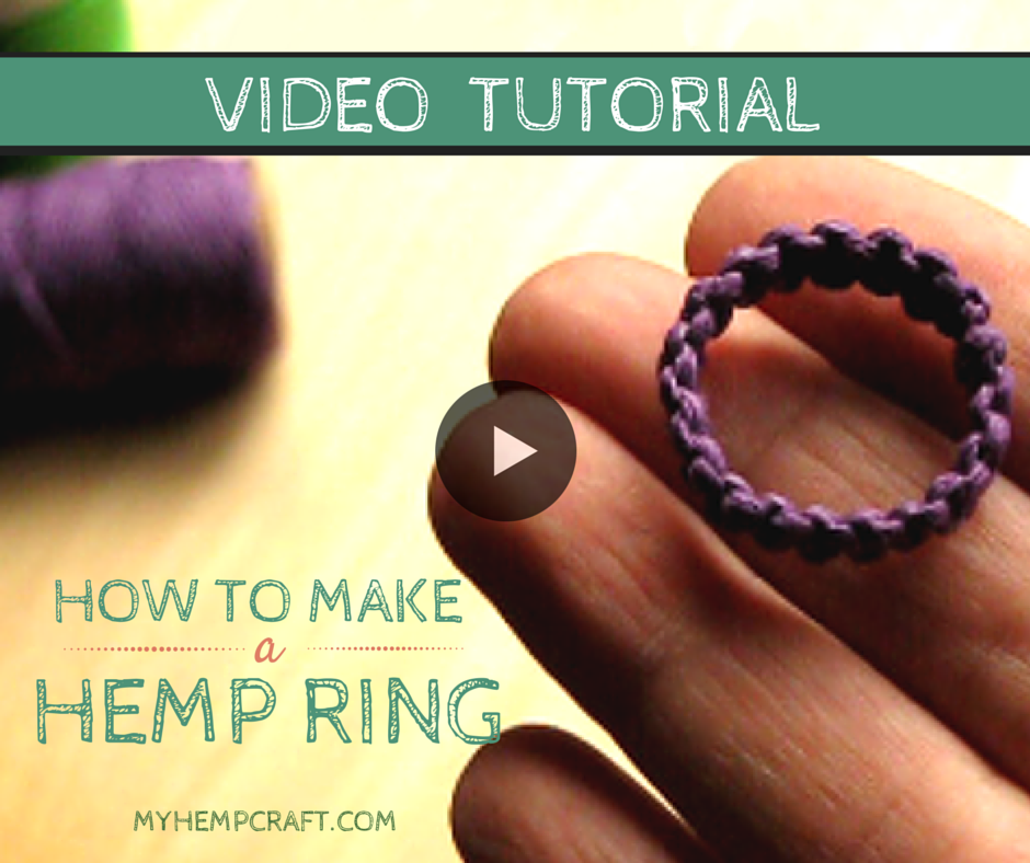 optillen koelkast Likeur How to Make a Macrame Hemp Ring -